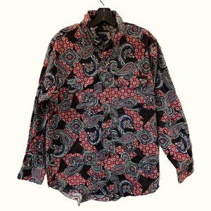 Vintage Wrangler western paisley shirt